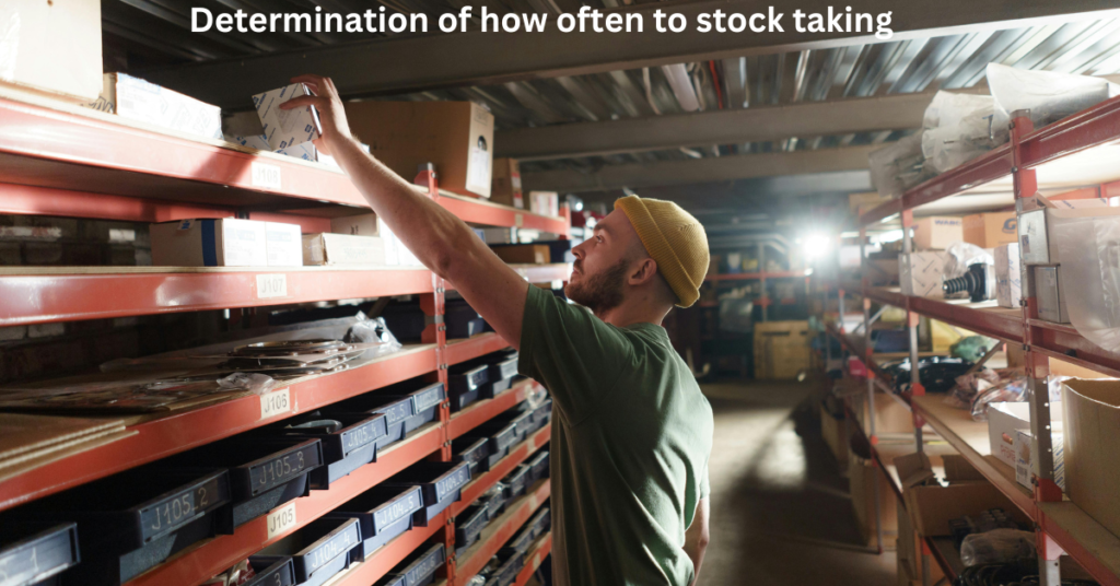 how often to stocktaking